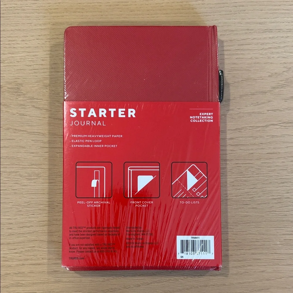 NWT TRU RED, Red Starter Journal